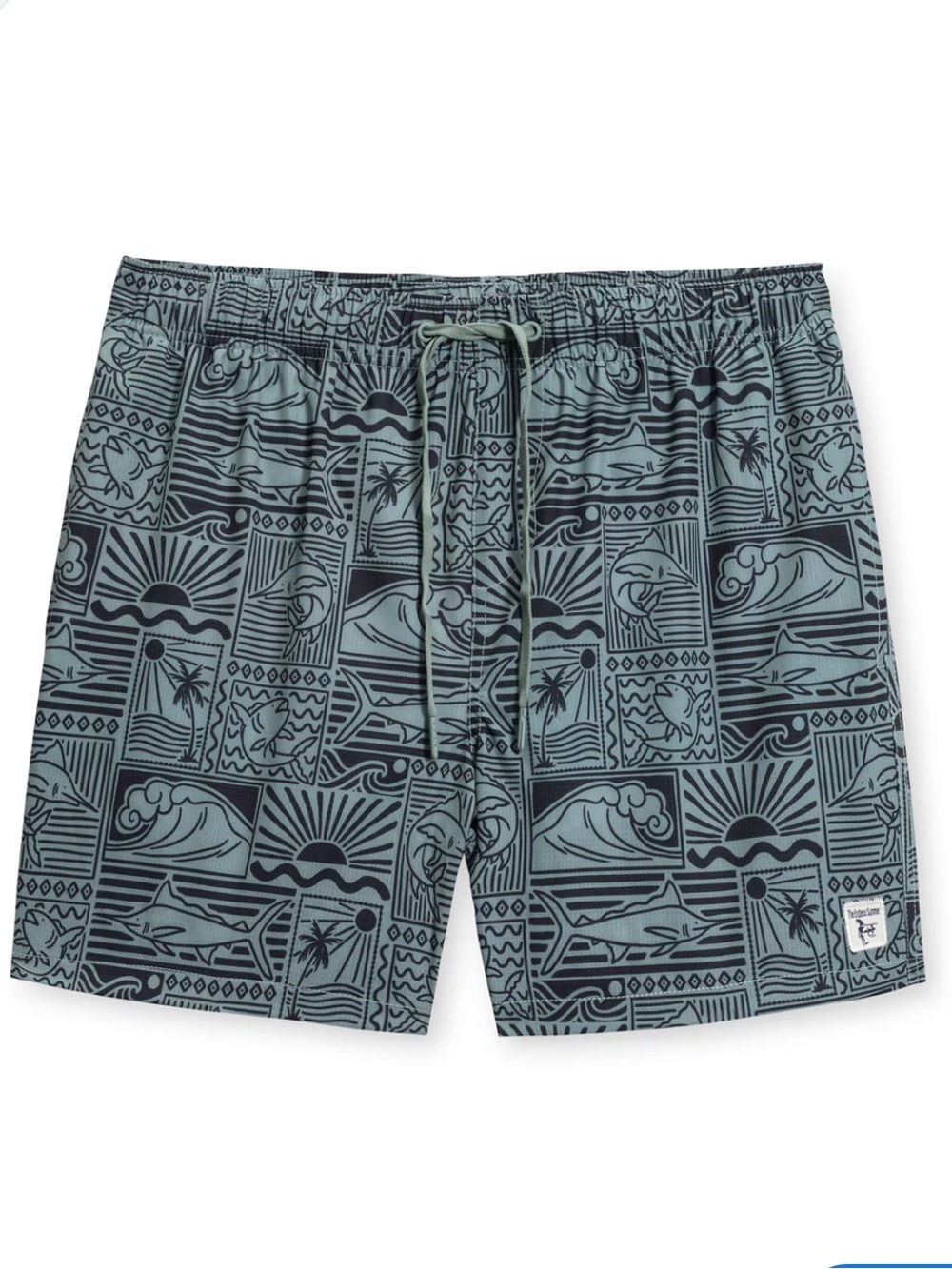 NWOT- the endless summer, men’s PERFORATED SWIM SHORT. Size XL